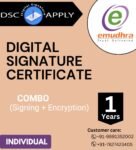 Emudhra Class 3 Individual Combo DSC Signing and Encryption 1 Year USB Token