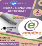 eMudhra Class 3 Organization Foreign Combo DSC Signing And Encryption For 2 Years With Token