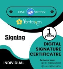 Pantasign Class 3 Individual Signing Digital Signature Certificate 1 Year India